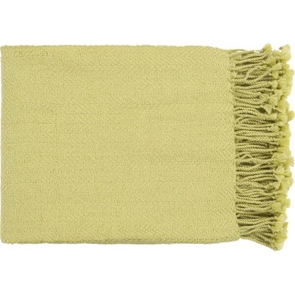 Surya Surya Rug TUR84015060 Rectangle Lime Throw 50 x 60 in. TUR8401